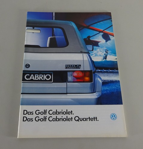 Prospekt broschüre vw golf - /,