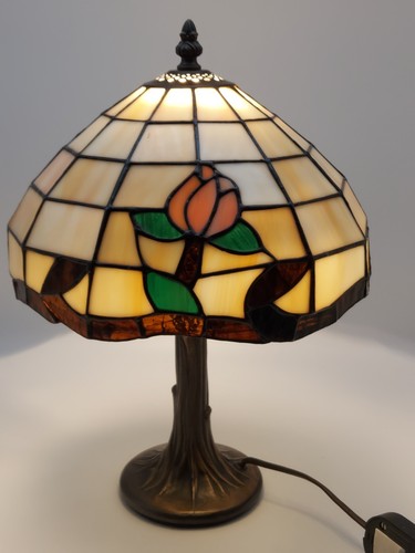 Tischlampe tiffany rosen - tischlampe,