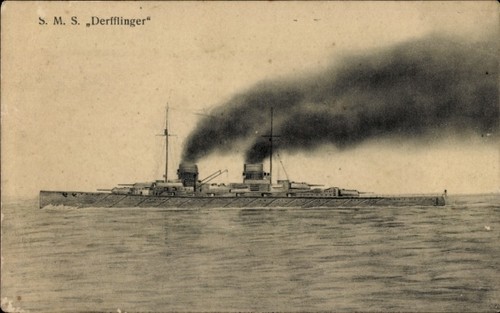 Deutsches kriegsschiff sms - ak, kriegsschiff,