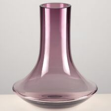 Vase Glas lila Glasvase 20 cm