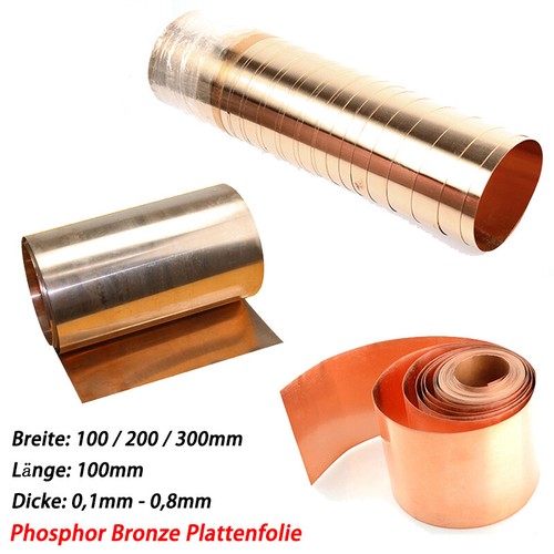 Phosphor bronze feinblech - phosphor,