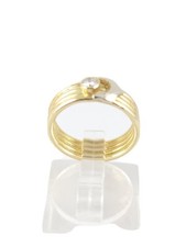 Brillantring aus 10 Karat Gold (416/1000) | Anello D'Oro 10Kt. | Größe 52