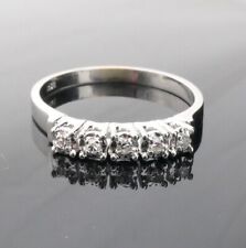 Wunderbarer Gold-Ring 585 14K mit DIAMANTEN 0.07 ct. in edlem 1/3 Memory-DESIGN*