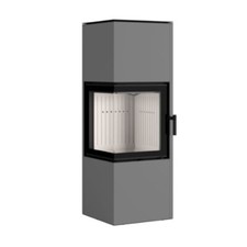 Pixel L Eck-Kaminofen 7kW Grau