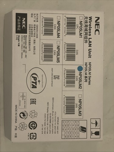 Nec np05lm wlan - nec,