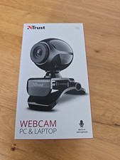 Trust Exis Webcam Camera Zoom Teams Skype Gaming Streaming OVP PC & Laptop