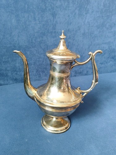 Kaffeekanne versilbert 1900 - kaffeekanne,