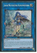 YU GI OH LIB DIE WELTSCHLÜSSEL KLINGENMEISTERIN  BLMM-DE159  SECRET RARE