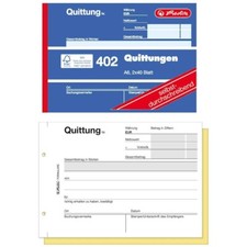 HERLITZ Quittungsblock A6 402