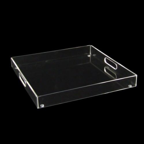 Acrylglas tablett mit rand - acrylglas,