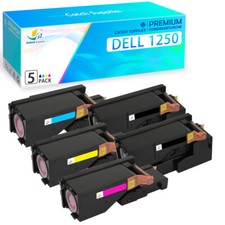 1-5 XXL Toner für Dell 1250C 1350CNW 1355CN 1355CNW C1760NW C1765NF C1765NFW