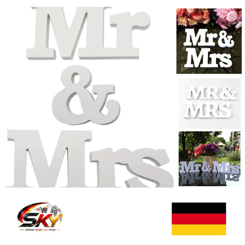 Mrs holzdeko hochzeit - mr,