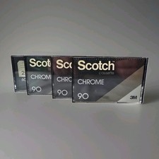4x Scotch Chrome Kassette 3M