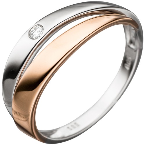 Damenring diamanten 585 - damenring,