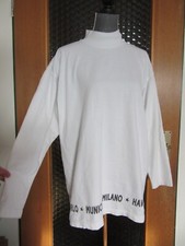 HIGHSOCIETY vintage Pulli, Pullover GR L Oversize weiß 80er & 90er Top
