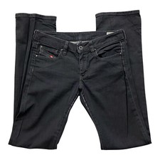 Diesel Jeans Hose Ronhary Damen W29 L34 Blau Stretch Dunkle Waschung