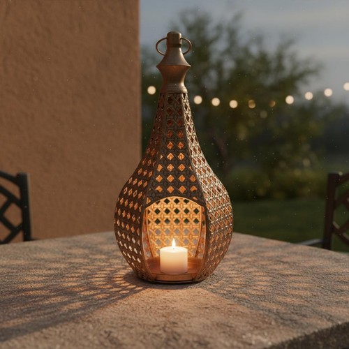 Orientalisches windlicht aus - windlicht,