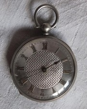 Antike Feinsilber Taschenuhr