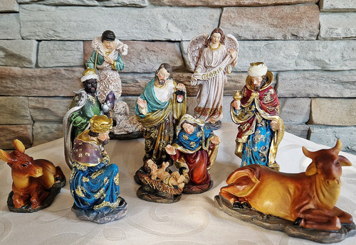 Set x krippenfiguren - set,