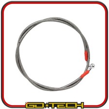 BREMSSCHLAUCH FLIED LUFTFAHRT MOTORRAD SCOOTER RACING UNIVERSAL 200cm GRAU