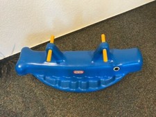 Wippe Doppelwippe Wal Schaukelwal blau - Schaukel von Little Tikes 1m