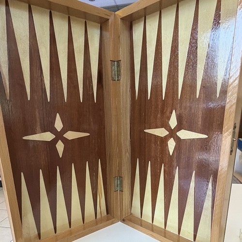 Backgammon holz xxl 50cm - backgammon,