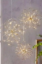 3 LED Hängedeko Flower