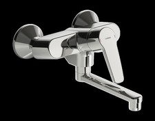 HANSA HANSAPOLO Waschtisch-Einhebelmischer, Thermo Cool, Ausladung 234mm,