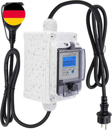 Mobiler digitaler stromzähler - digitaler,