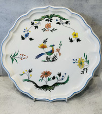 Gien France Oiseaux De Paradis Kuchenplatte & Servierplatte