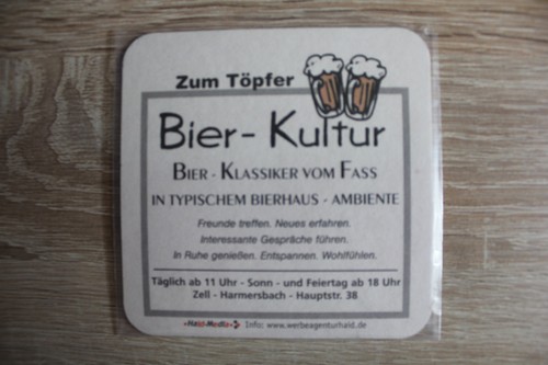 Bierdeckel brauerei zum - ,