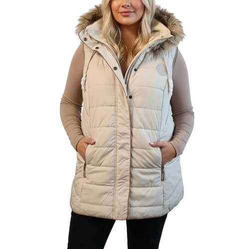 Sheego weste jacke - weste, blau