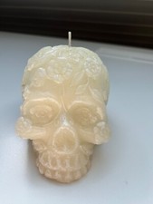 Totenkopf Kerze Floral - Zara