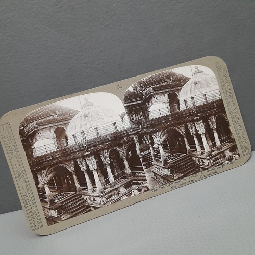 Antiker tempel stereo dia - antiker,