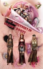 3 60s Beatniks in Granny Boots