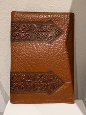 Dokumentenmappe aus Leder ca. 50er 60er Jahre, Schloss nicht mehr intakt