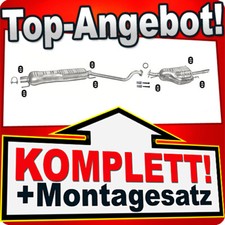 Auspuff für OPEL ASTRA G 1.6