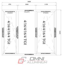 Alu Schaufenster Aluminium