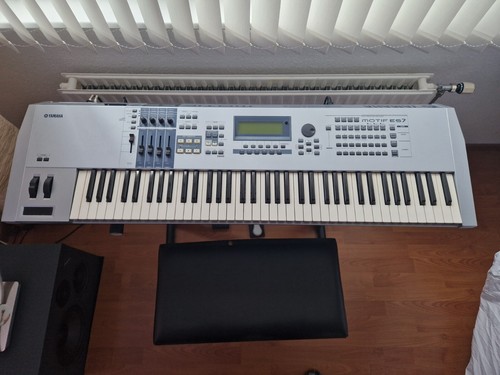 Yamaha motif es7 - inkl., tasche