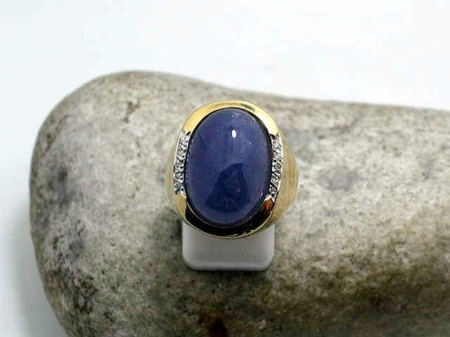 Brillant tansanit ring - brillant, in