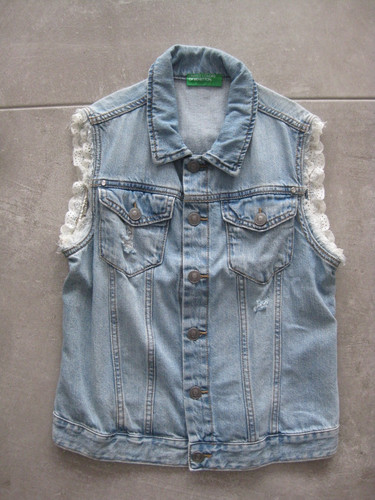 Benetton jeans weste - jeans, mädchen