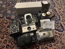 5 Kameras Konvolut - Ungetestet - Altissa / Pentax/ Exa / Kodak / Goldline