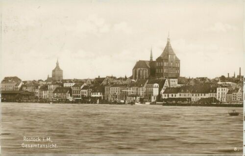 Ansichtskarte rostock m - i.,