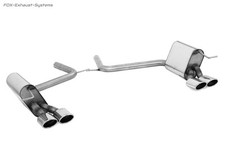 Duplex Sportauspuff Mercedes E-Klasse W211 S211 T-Modell je 2x106x71mm AMG-Optik