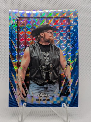 Brock lesnar blue geometric - lesnar,