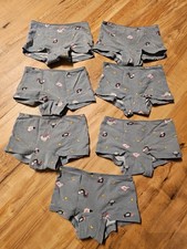 7 Slips - Gr. 86/92 - Tchibo - gebraucht - Tiermotiv - guter Zustand - grün