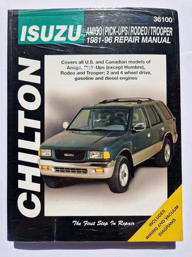 Chilton repair manual isuzu - chilton,