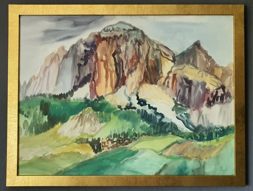 Gemälde aquarell elfriede - gemälde,