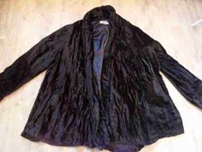 HIMALAYA schöne weite Samtjacke A-Form schwarz EG TOP HMI517