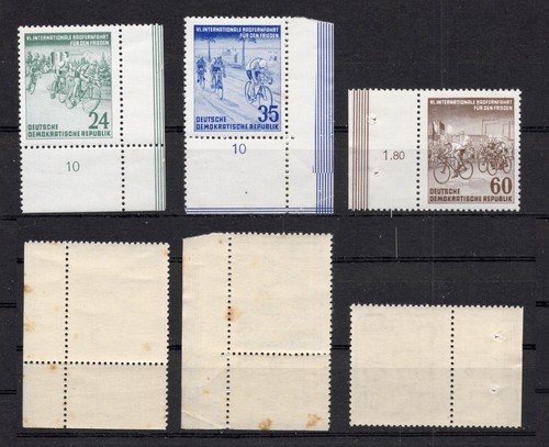 Ddr 1953 randstücke - 1953;, (eck)